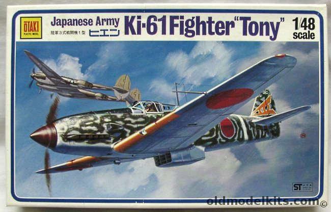 Otaki 1/48 Kawasaki Ki-61 1 Hien (Tony), OT2-6 plastic model kit